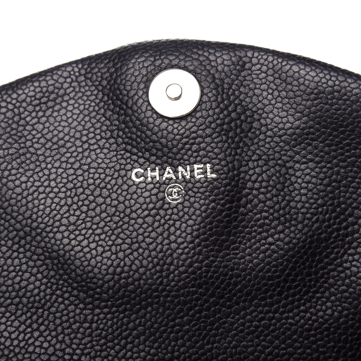 Chanel Caviar Half Moon Wallet On Chain WOC Black 6 of 12