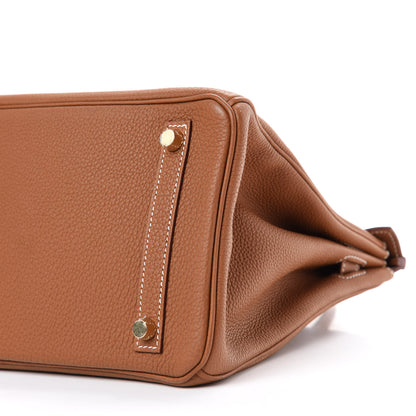 Hermes Togo Birkin 30 Gold 7 of 10