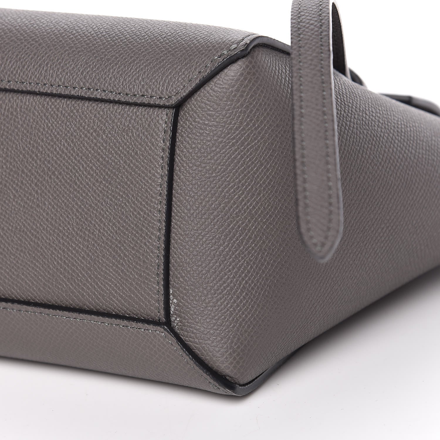 Celine Grained Calfskin Nano Belt Bag Grey 9 of 14