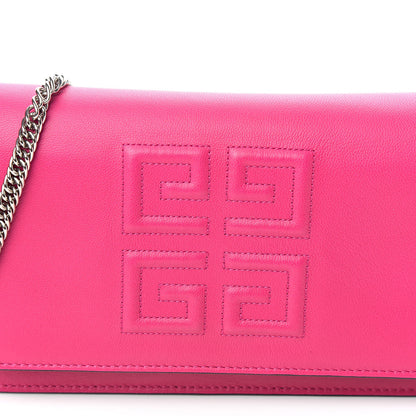 Givenchy Lambskin Emblem Chain Wallet Cyclamen 12 of 12