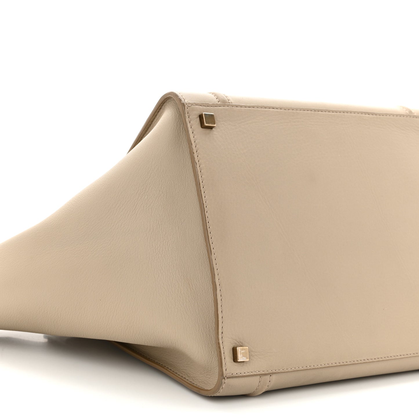 Supple Calfskin Medium Phantom Luggage Beige