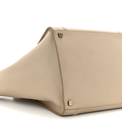 Celine Supple Calfskin Medium Phantom Luggage Beige 9 of 10