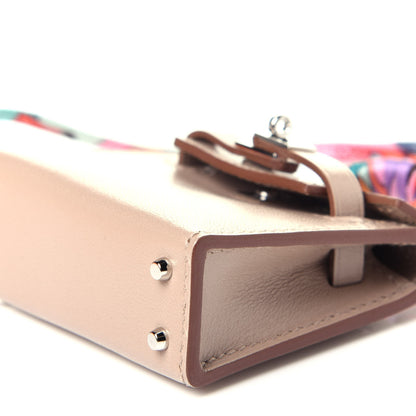 Hermes Tadelakt Mini Kelly Twilly Bag Charm Argile 6 of 9