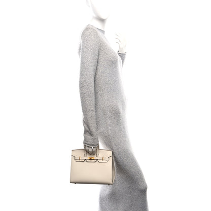 Hermes Epsom Horseshoe Birkin Sellier 25 Craie Gris Tourterelle 2 of 13