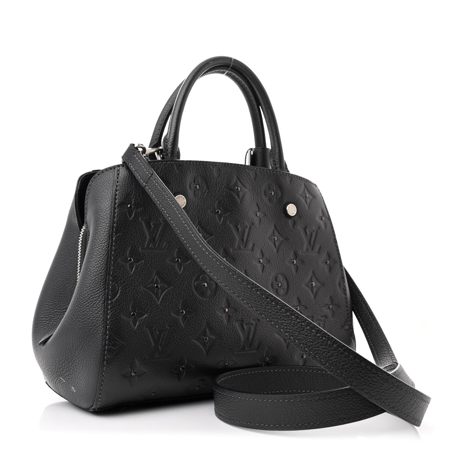Louis Vuitton Empreinte Studded Montaigne BB Silver 3 of 12