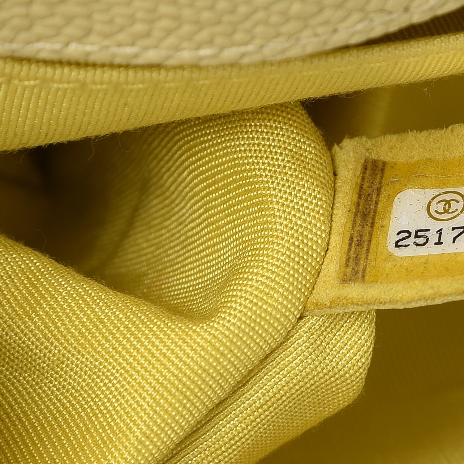 Chanel Caviar Quilted Medium Boy Flap Light Yellow 7 of 11