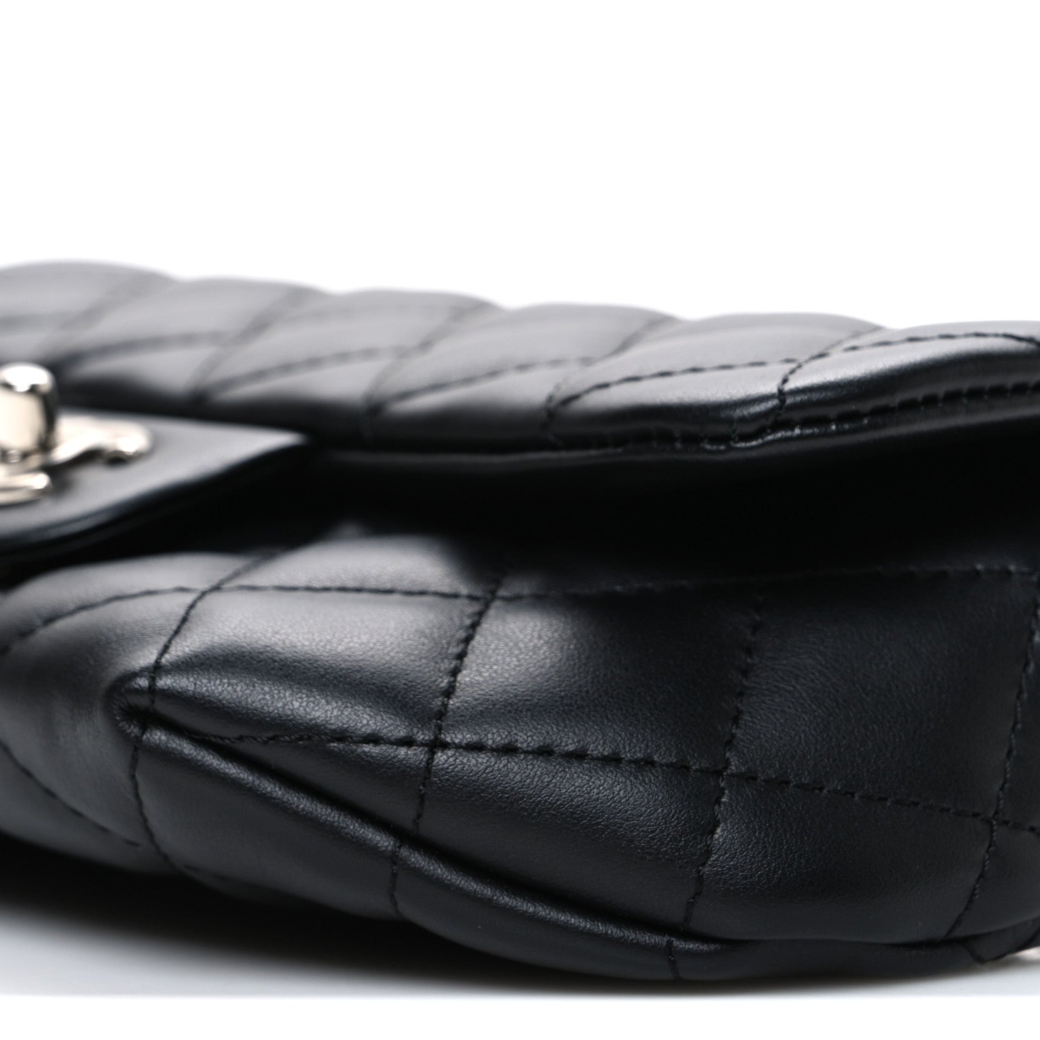 Chanel Calfskin Quilted CC Uniform Flap Belt Bag Black 10 of 10