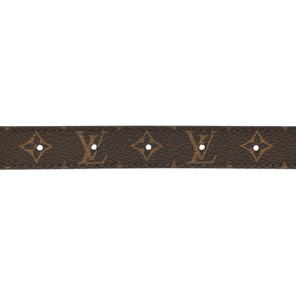 Louis Vuitton Calfskin Monogram 20mm LV Iconic Reversible Belt 80 32 Black 3 of 7