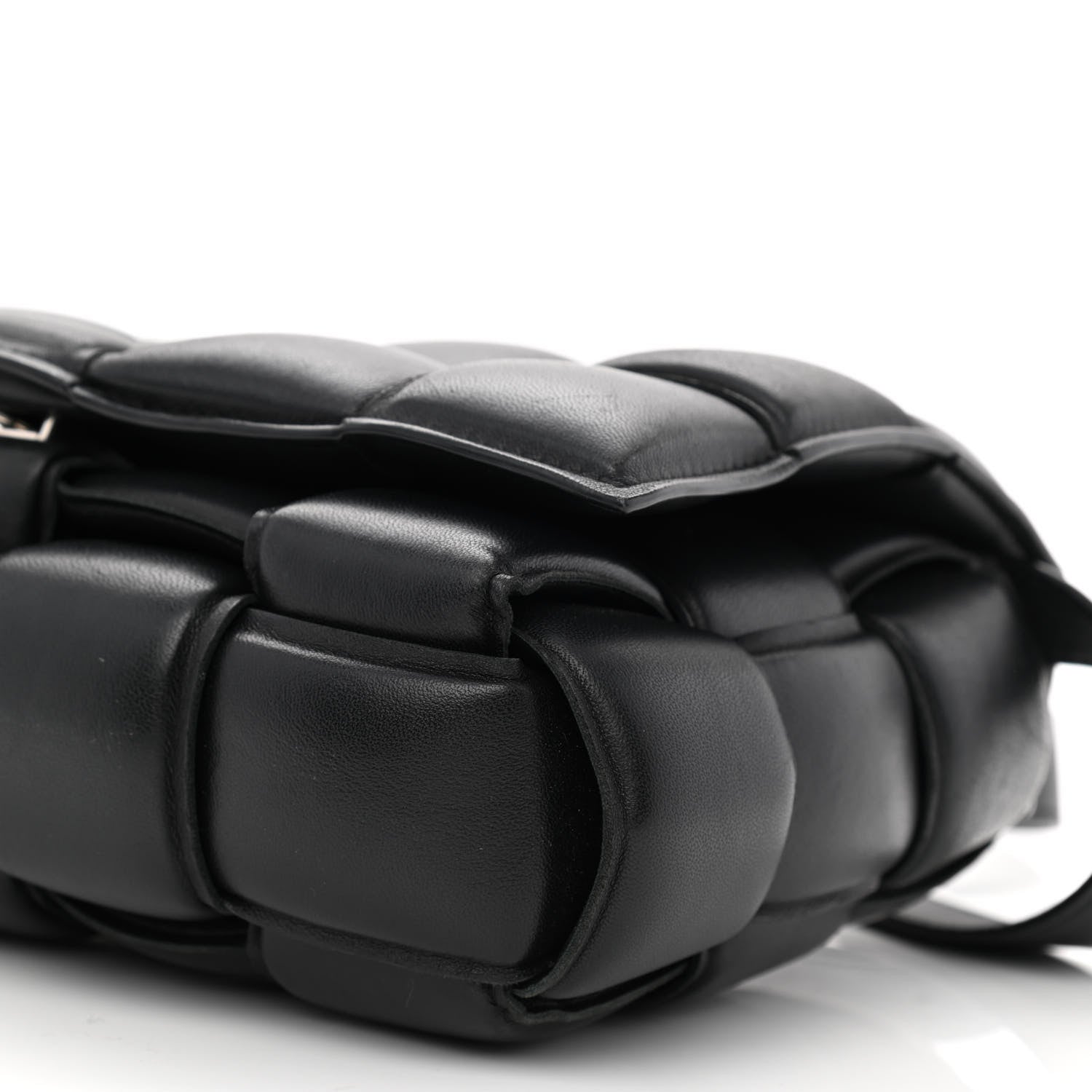 Bottega Veneta Nappa Maxi Intreccio Padded Cassette Crossbody Bag Black 11 of 13
