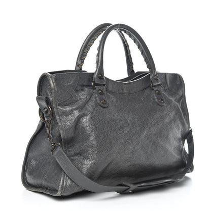 Balenciaga Agneau Classic Hardware City Gris Tarmac 4 of 13