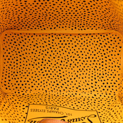 Louis Vuitton Monogram Kusama Waves Neverfull MM Yellow 5 of 11