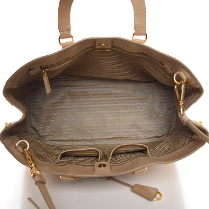 Prada Saffiano Lux Large Tote Sabbia 6 of 20