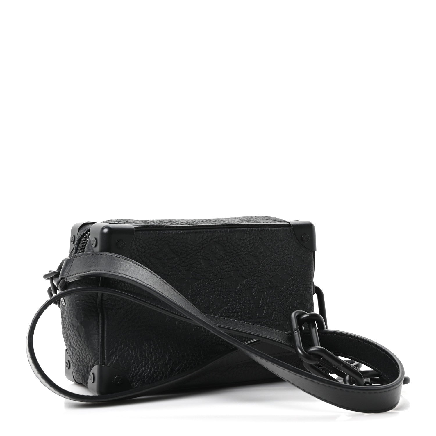 Louis Vuitton Taurillon Monogram Mini Soft Trunk Black 3 of 9