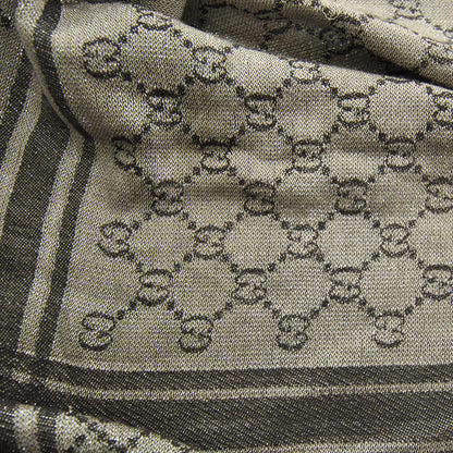 Gucci Wool Silk Monogram Shawl 2 of 8