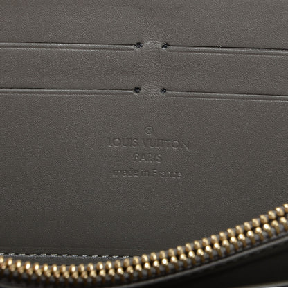 Louis Vuitton Vernis Zippy Wallet Gris Art Deco 6 of 7