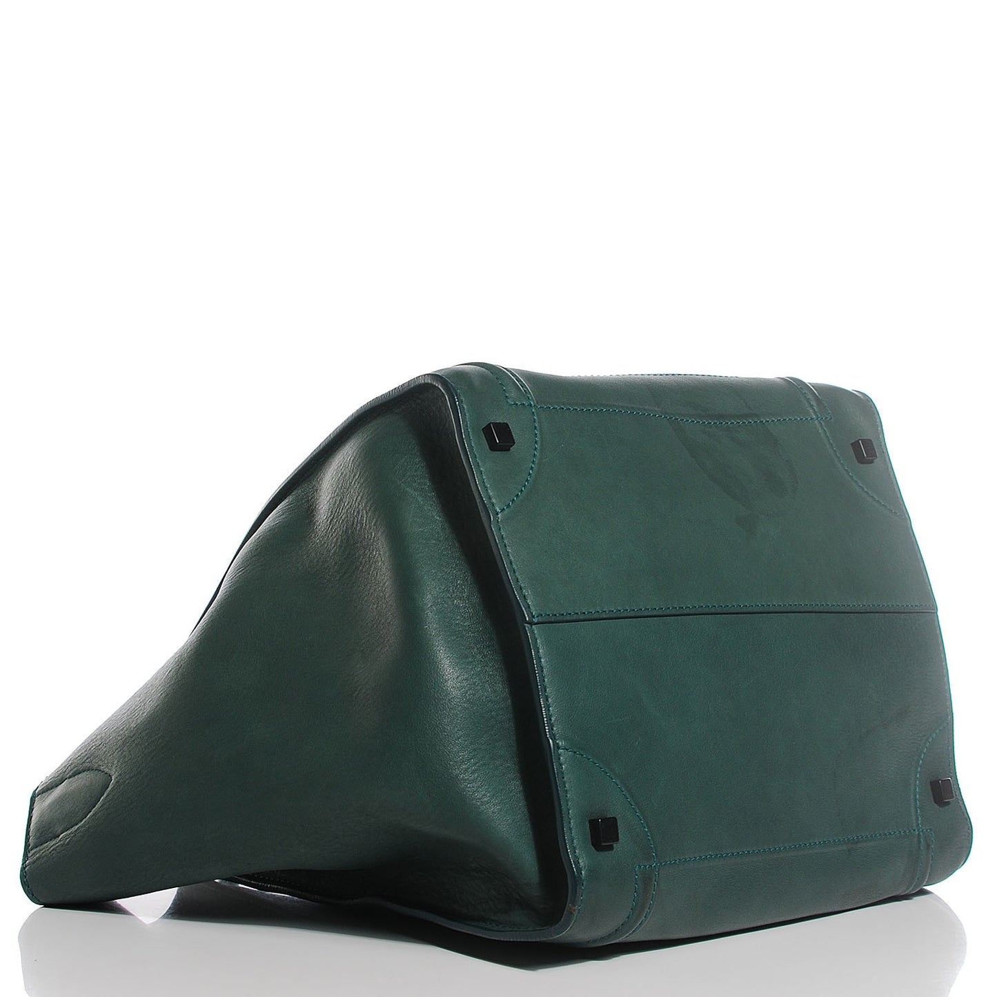 Calfskin Medium Phantom Luggage Emerald Green