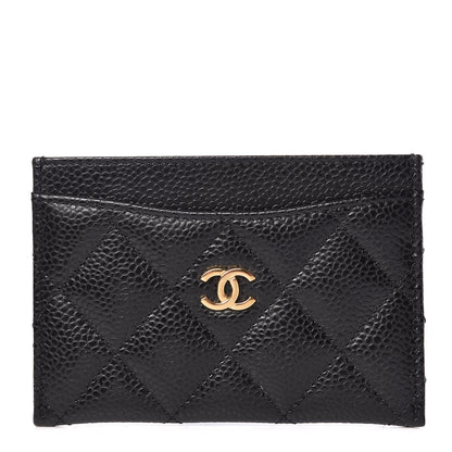 Chanel Caviar Quilted Card Holder Black 1 of 9