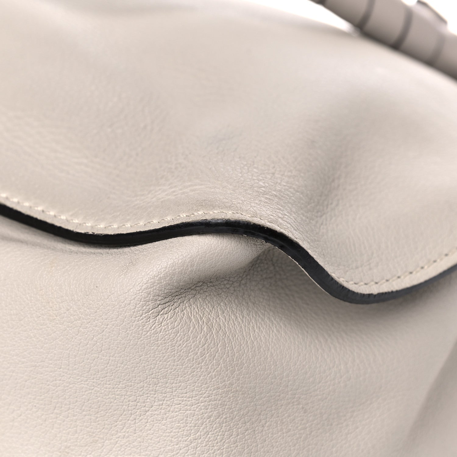 Chloe Calfskin Large Marcie Satchel Dove 22 of 38