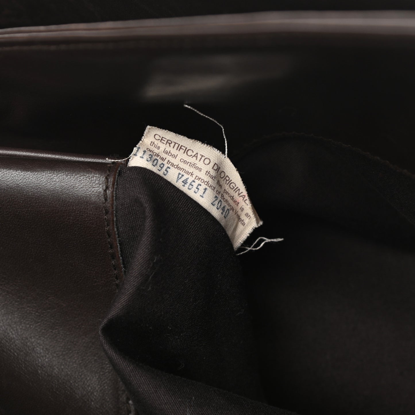 Intrecciato VN Briefcase Ebano