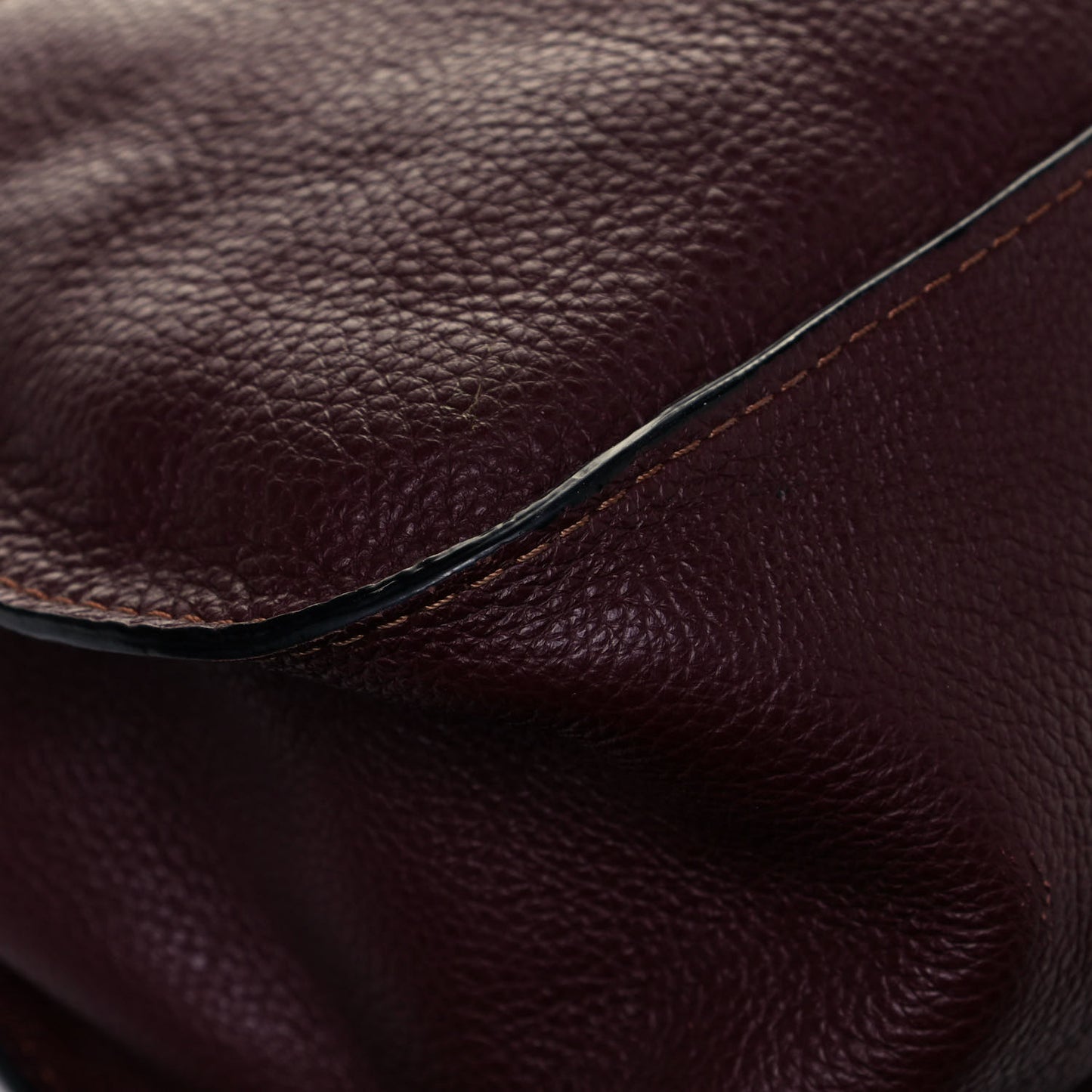 Calfskin Medium Marcie Satchel Dark Velvet