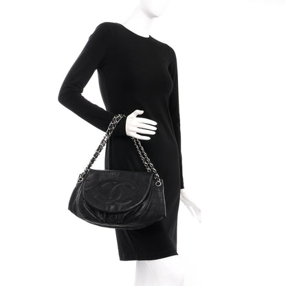 Chanel Caviar Half Moon Large Flap Black 3 of 9