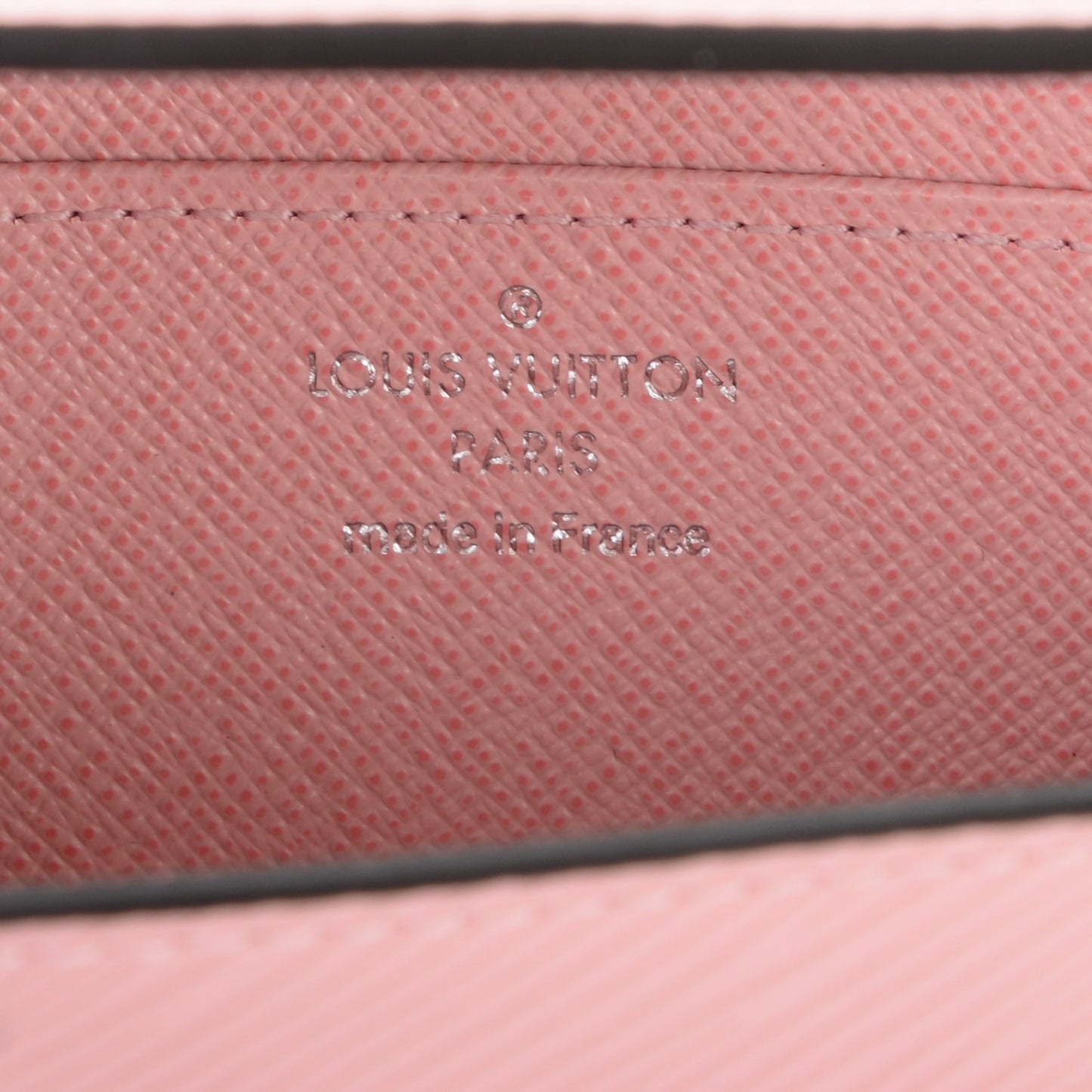 Epi Twist Wallet Rose Ballerine