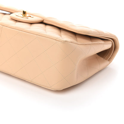 Chanel Lambskin Quilted Jumbo Double Flap Beige 7 of 13