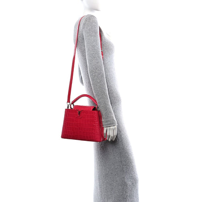 Louis Vuitton Alligator Capucines BB Fuchsia 2 of 9