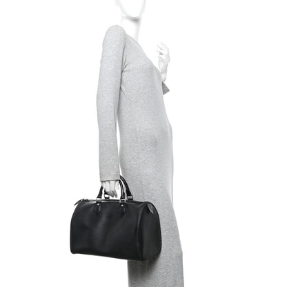 Louis Vuitton Epi Speedy 30 Black 2 of 15