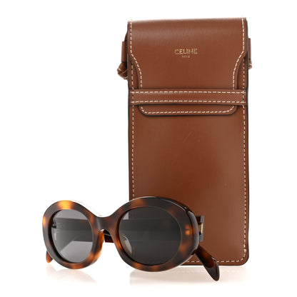 Celine Acetate Triomphe 01 Sunglasses CL 40194U Tortoise 7 of 7