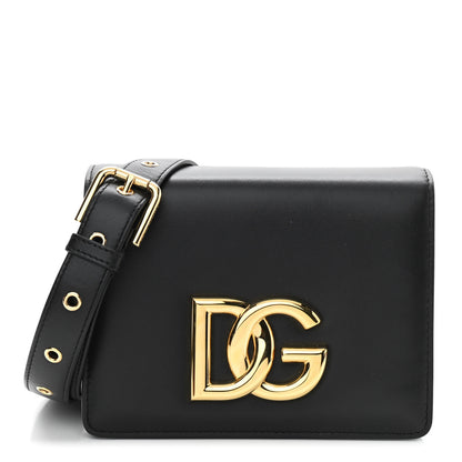Dolce & Gabbana Calfskin 3.5 Crossbody Bag Black 1 of 9