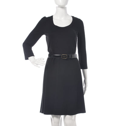 Gucci Calfskin Logo Belt 100 40 Black 2 of 7