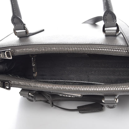 Prada Saffiano Small Galleria Double Zip Tote Marmo 5 of 6