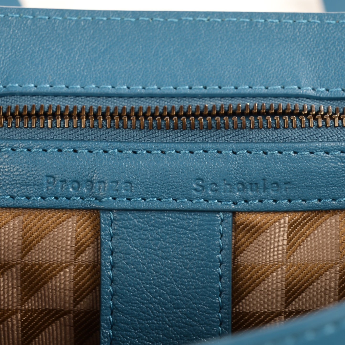Lambskin Medium PS1 Satchel Sky Blue