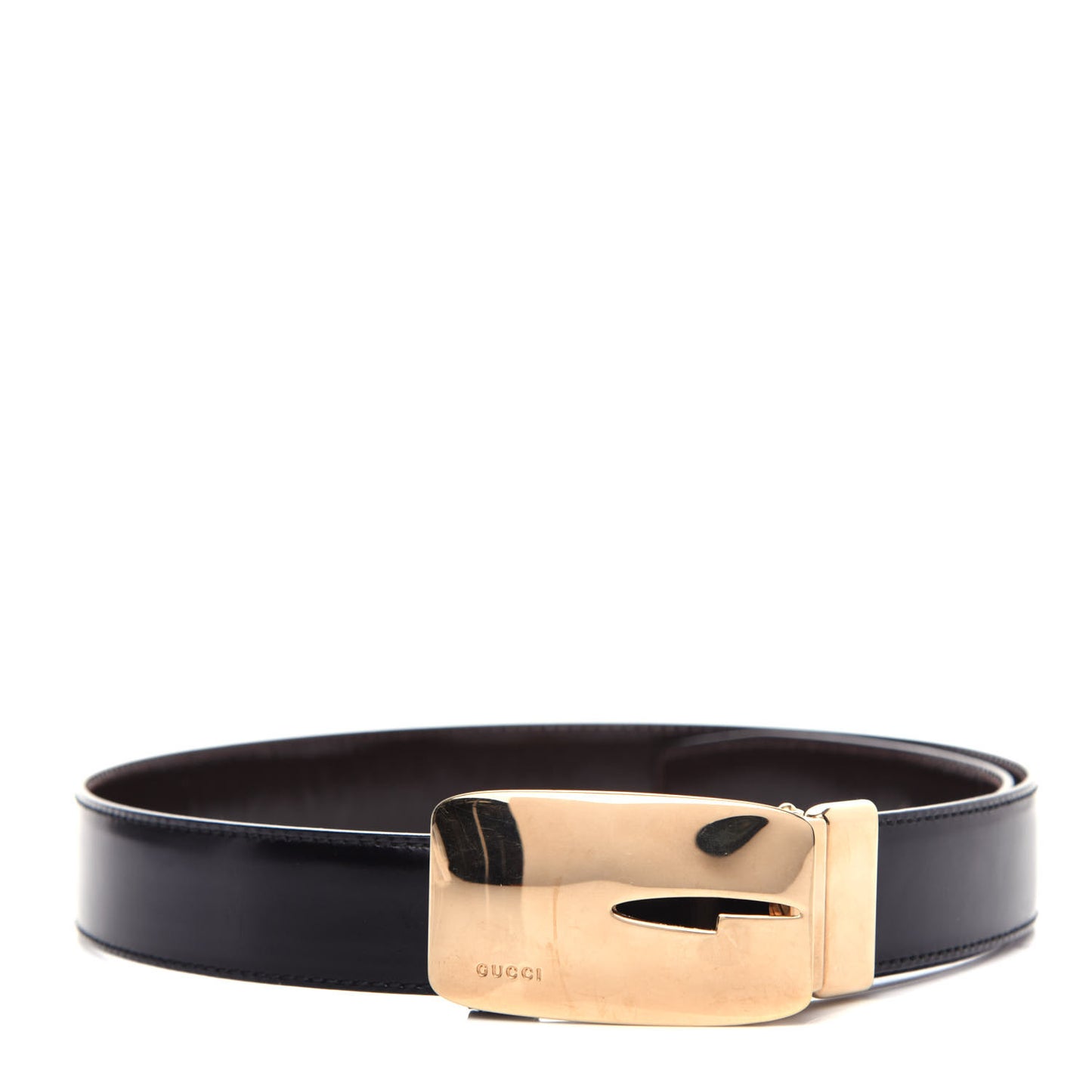 Calfskin G Buckle Belt 75 30 Black
