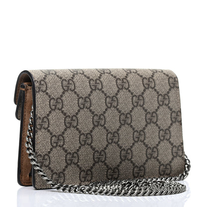 Gucci GG Supreme Monogram Super Mini Dionysus Shoulder Bag Taupe 2 of 4