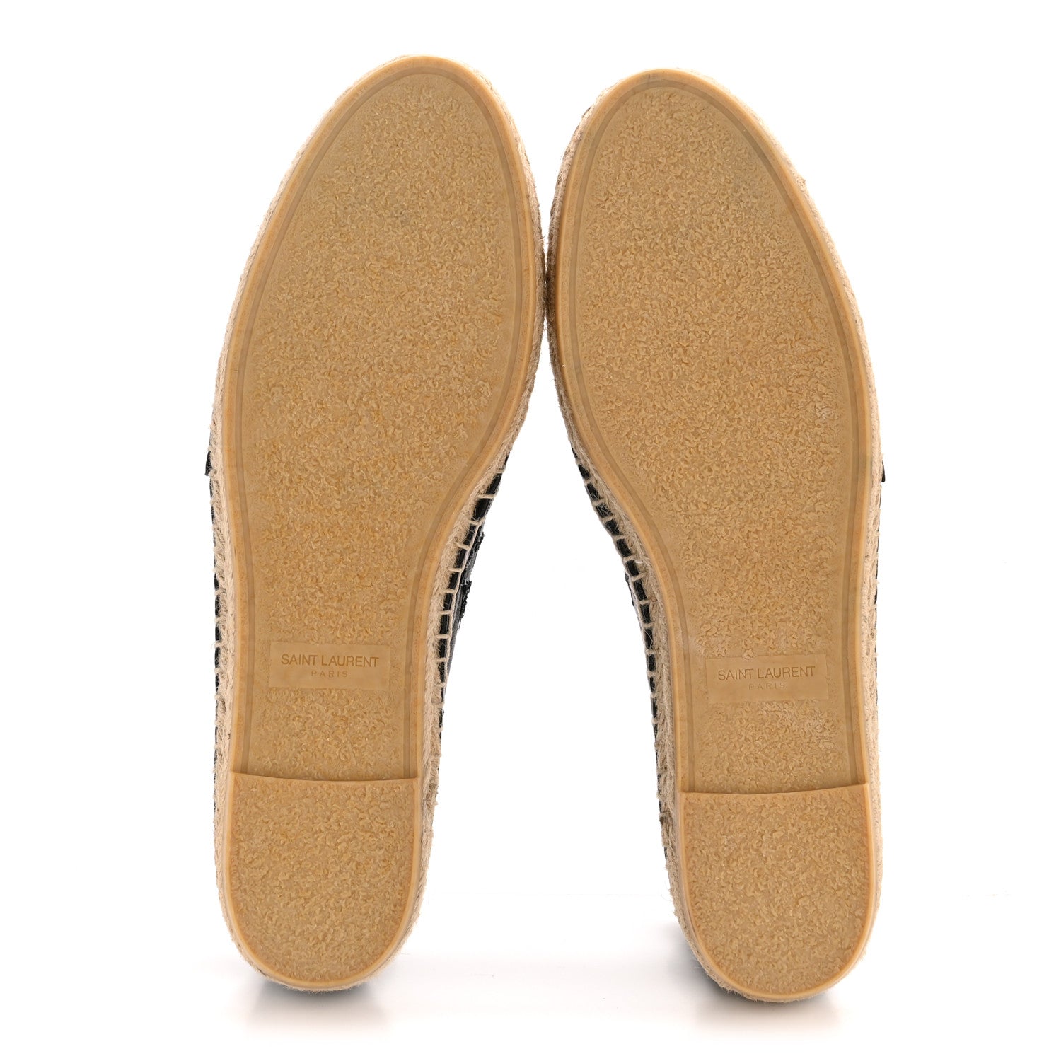 Saint Laurent Nappa Sequins Star Espadrilles 40 Black 6 of 10