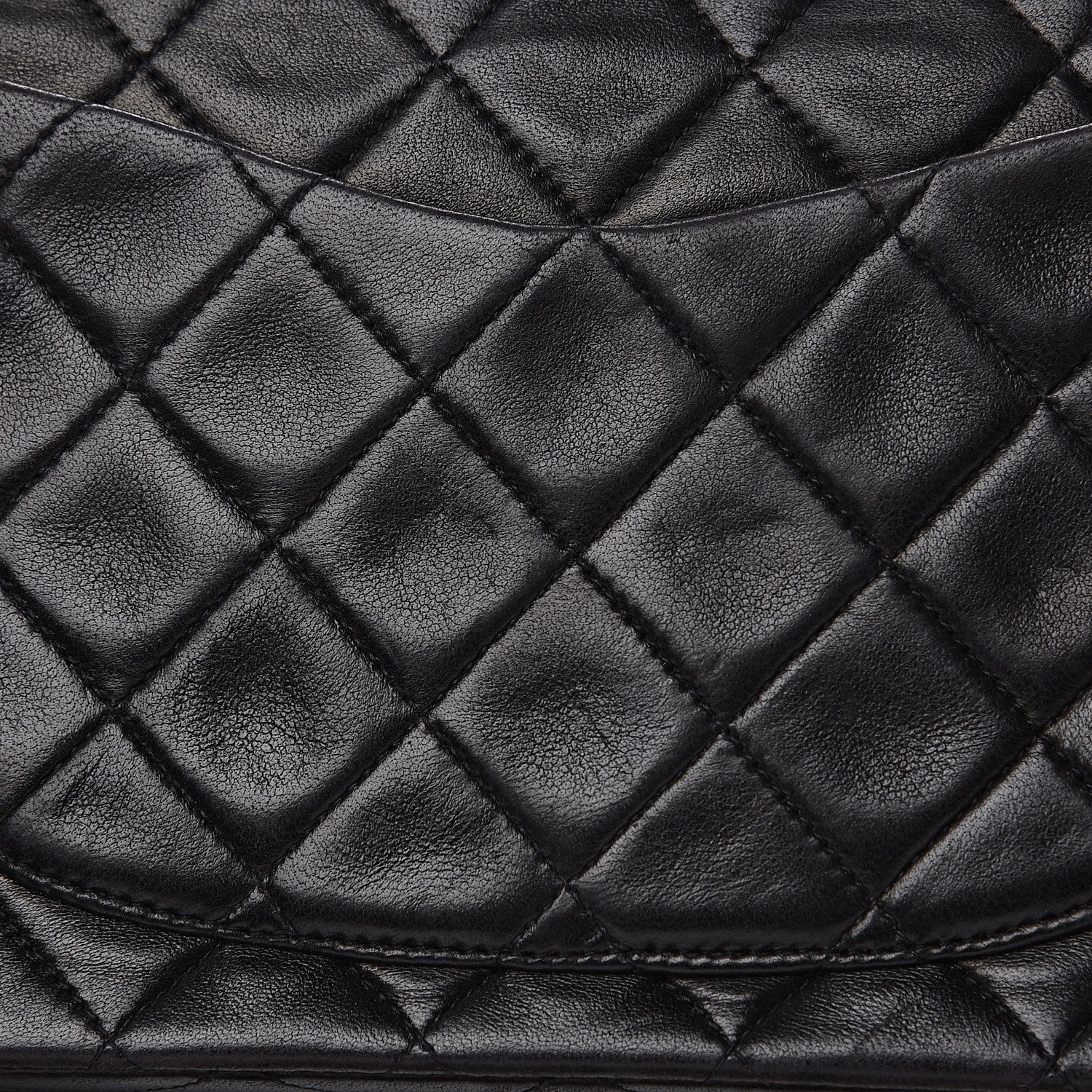 Chanel Lambskin Quilted Small Double Flap Black 13 of 16