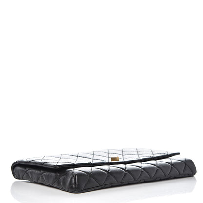 Chanel Aged Calfskin Quilted Reissue 2.55 Clutch Black 4 of 7