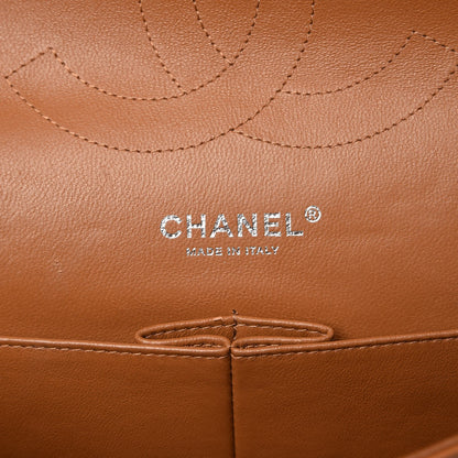 Chanel Caviar Quilted Jumbo Double Flap Light Brown 7 of 11