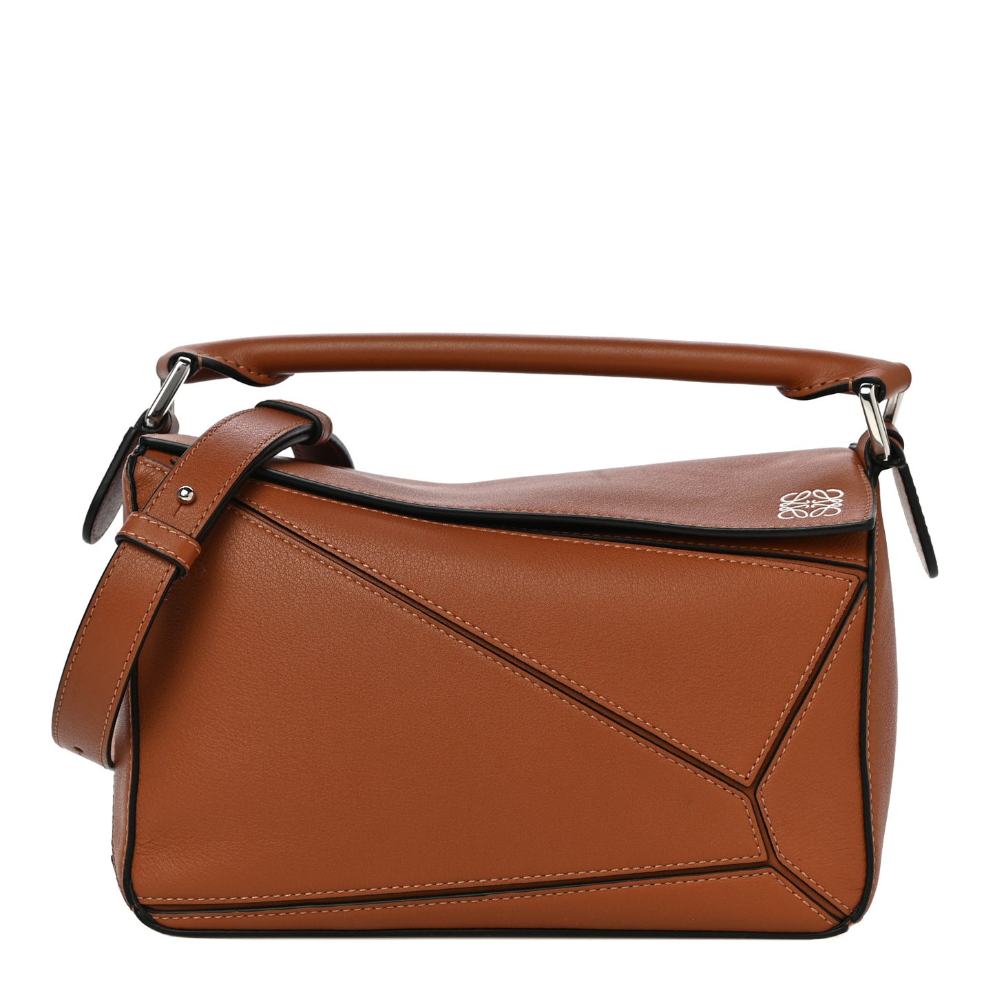 Calfskin Small Puzzle Bag Tan