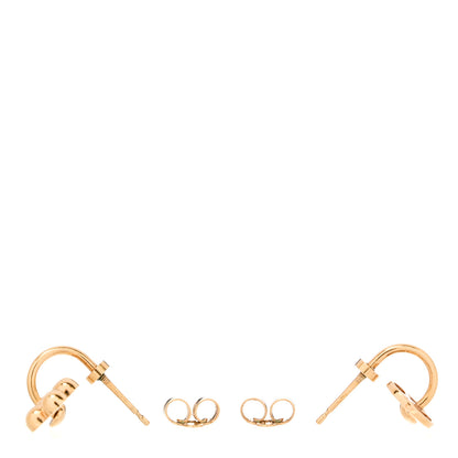 Louis Vuitton Brass Blooming Earrings Gold 3 of 6