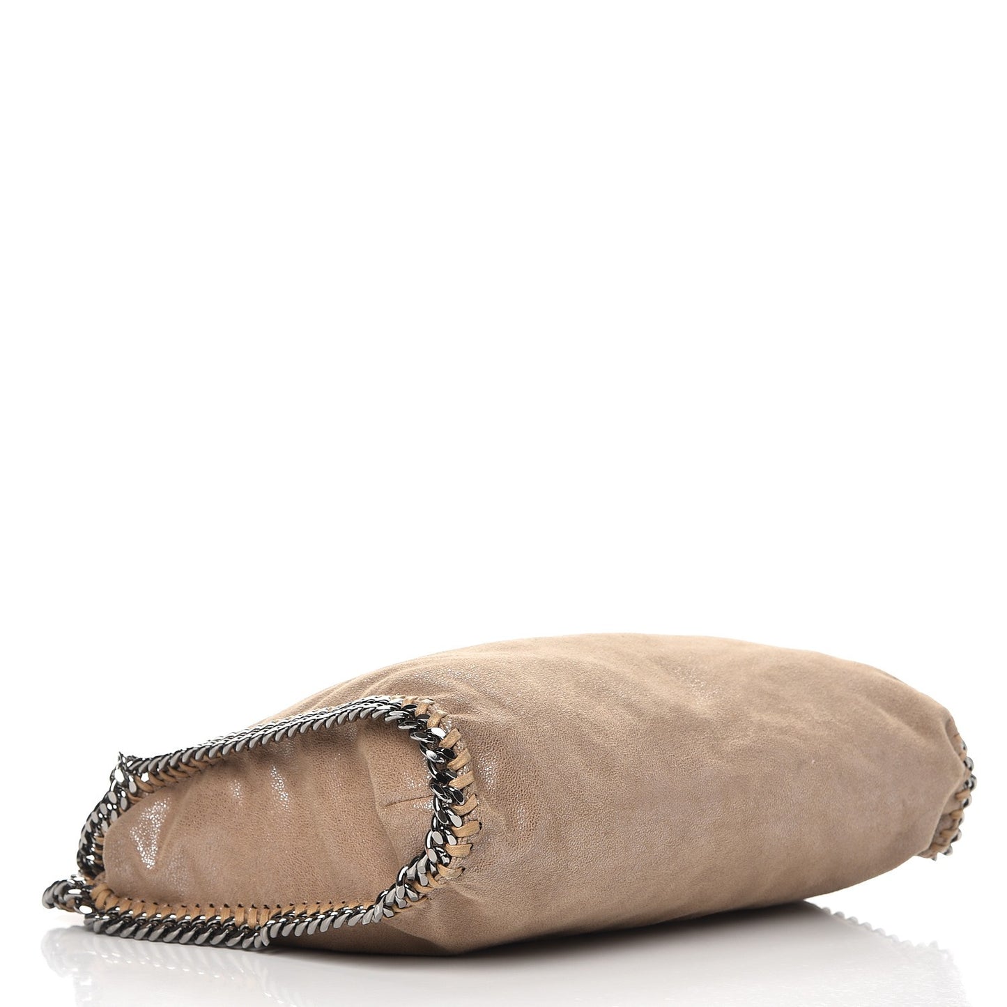 Shaggy Deer Falabella Small Fold Over Tote Taupe