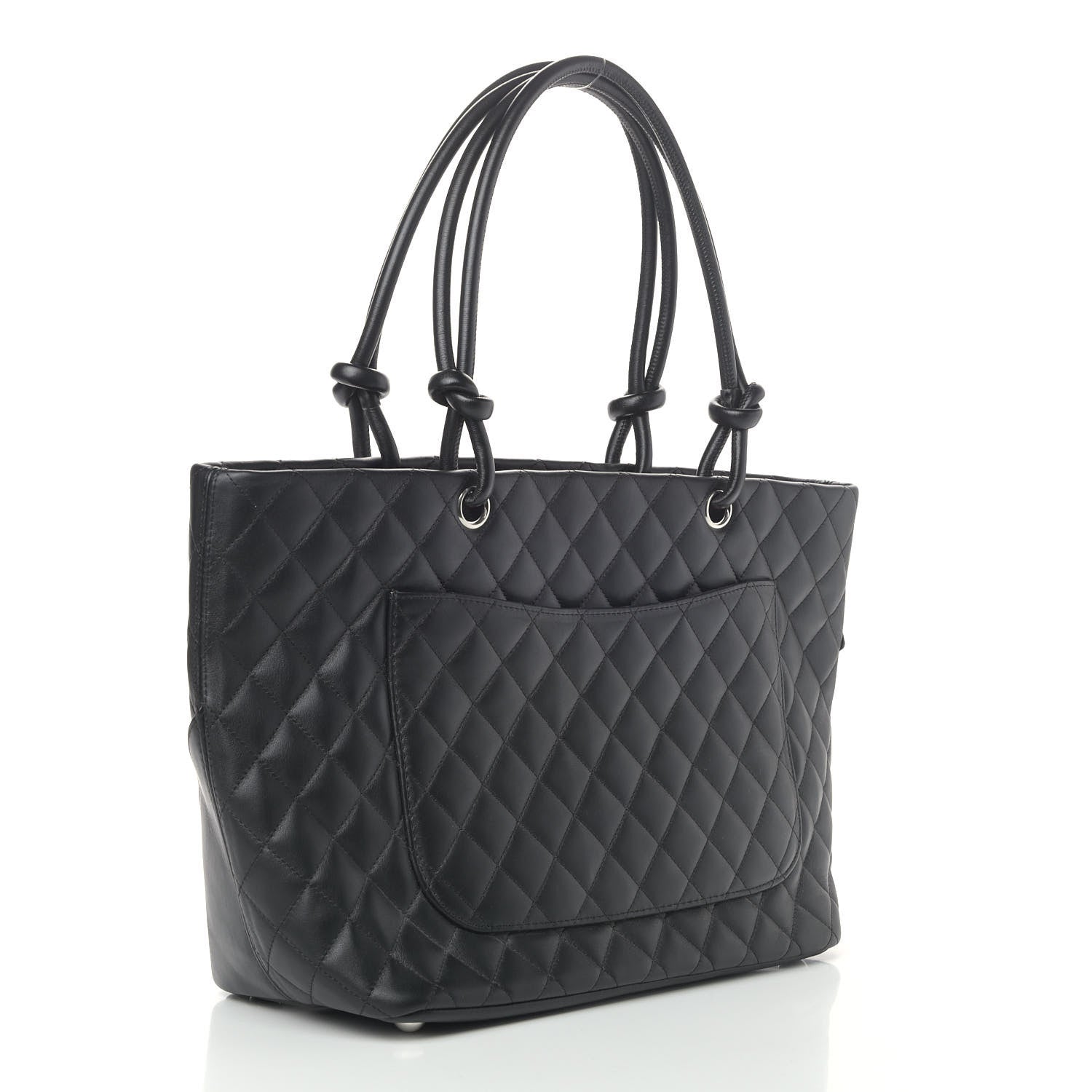Chanel Calfskin Quilted Large Cambon Tote Black 3 of 9