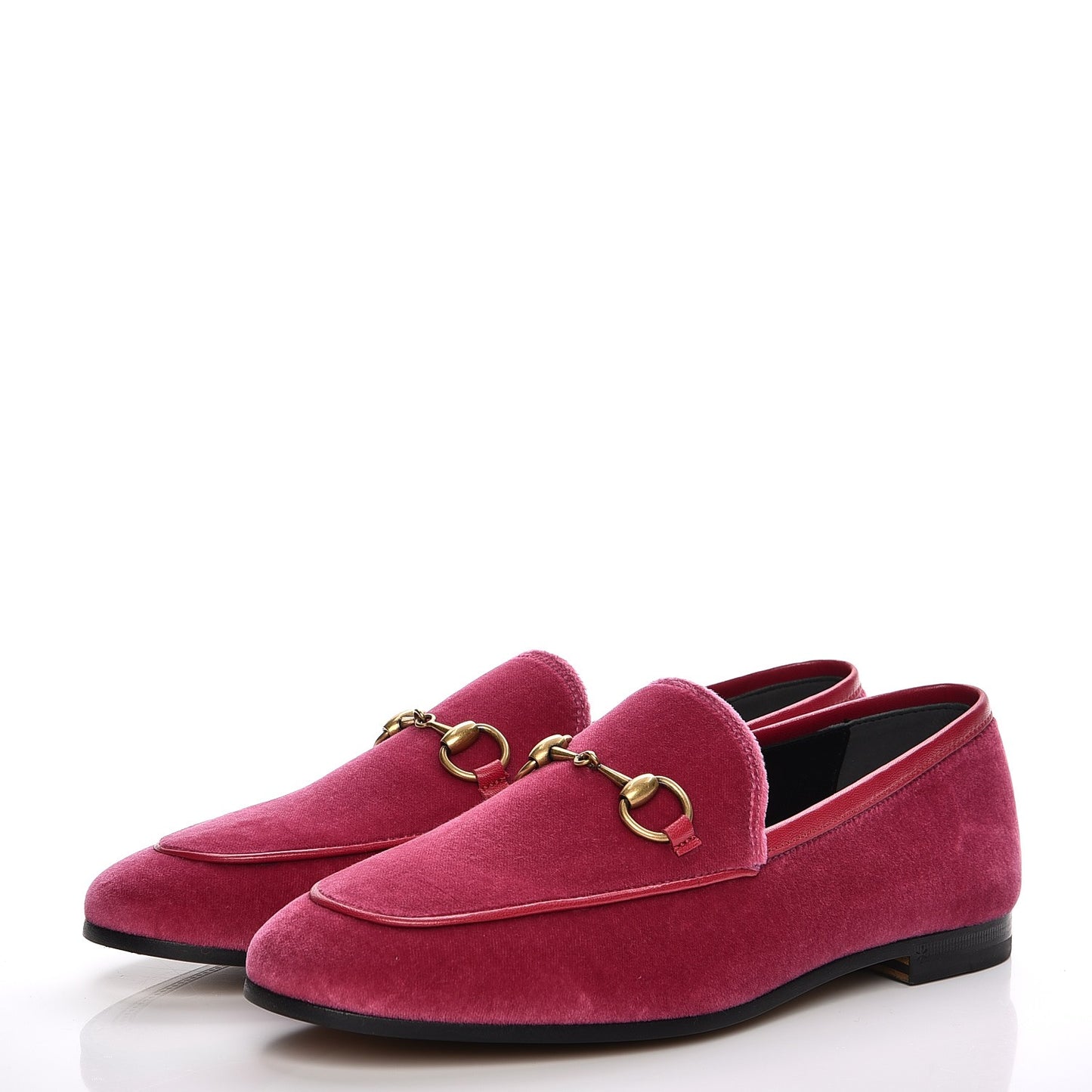 Velvet Horsebit Womens Jordaan Loafers 36.5 Light Raspberry Rose