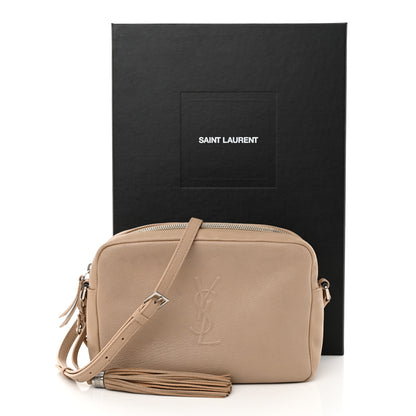 Saint Laurent Lambskin Monogram Small Lou Camera Bag Dark Beige 21 of 21