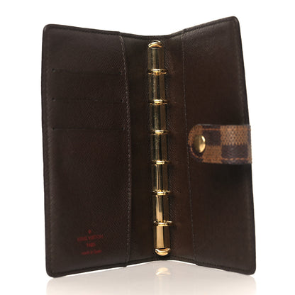 Louis Vuitton Damier Ebene Small Ring Agenda Cover 5 of 6