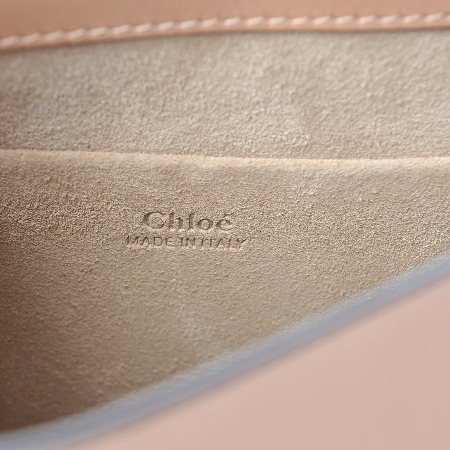 Chloe Calfskin Suede Medium Nile Bracelet Bag Biscotti Beige 6 of 6