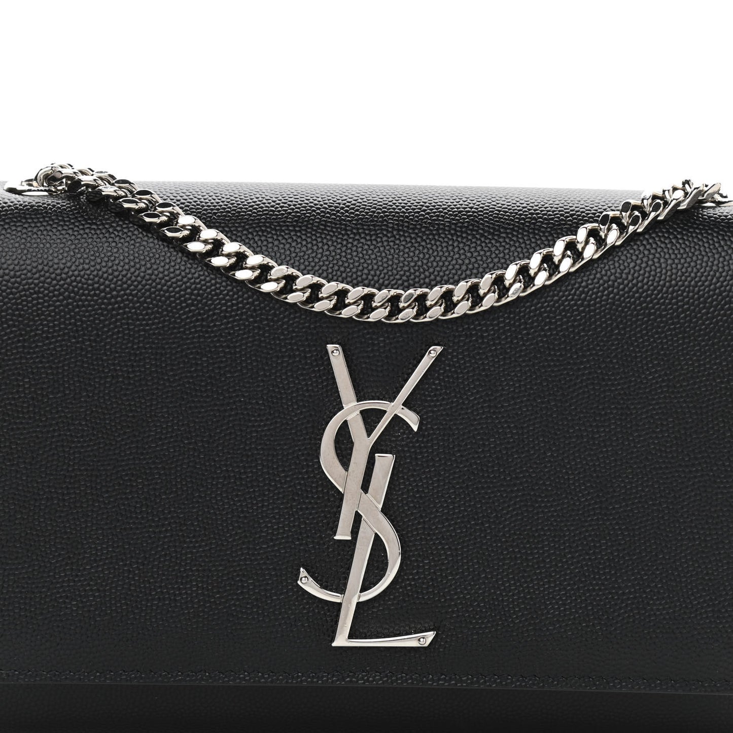 Grain De Poudre Small Monogram Kate Satchel Black