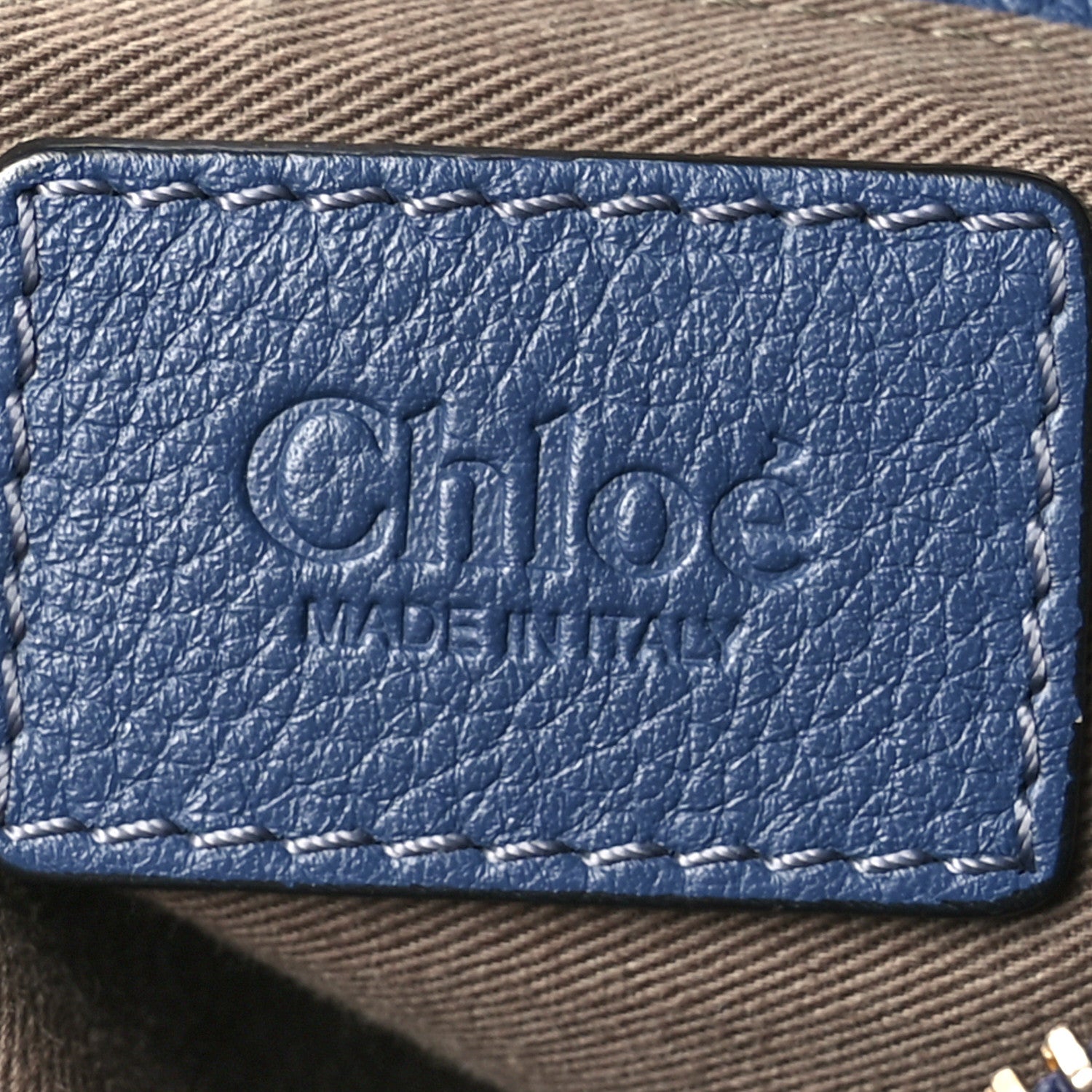 Chloe Calfskin Medium Marcie Satchel Royal Navy 6 of 13